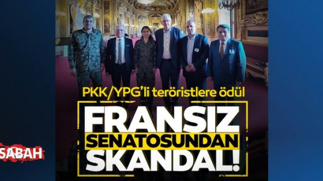 Fransa’dan büyük skandal! YPG/YPJ’li teröristlere onur madalyası…
