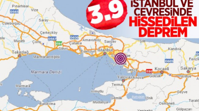 İstanbulda deprem