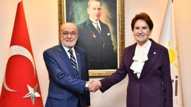 Karamollaoğlu'ndan Akşener'e ziyaret!