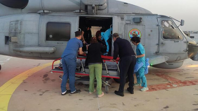 MSB: Hatay’da tedavi gören bir vatandaş askeri helikopterle Adana’ya sevk edildi