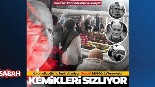 Saadet Partililerden Temel Karamollaoğlu’na sert tepki! “Erbakan’ı hapse atmaya çalışanlara nasıl destek verirler”