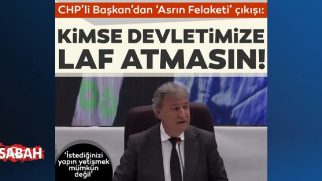 SON DAKİKA: CHP’li Başkan Mustafa İduğ’dan ‘Asrın Felaketi’ sözleri: Kimse devletimize laf atmasın, böyle bir depreme kimse yetişemezdi!