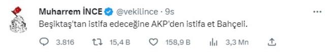 Siyasilerden, Bahçeli'nin Beşiktaş üyeliğinden istifa etmesine tepki! Her biri MHP liderini kızdıracak