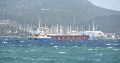 Bodrum'da feribot seferlerine fırtına engeli