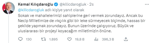 Cumhurbaşkanı Adayı Kılıçdaroğlu: 'Cumhurbaşkanlığımın İki Önemli Hedefi Var: Suriyelileri Vatanlarına Kavuşturmak.