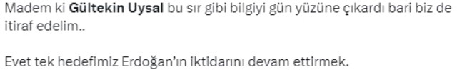 DP lideri Gültekin Uysal'ın Cumhur İttifakı'yla ilgili analizi dalga konusu oldu