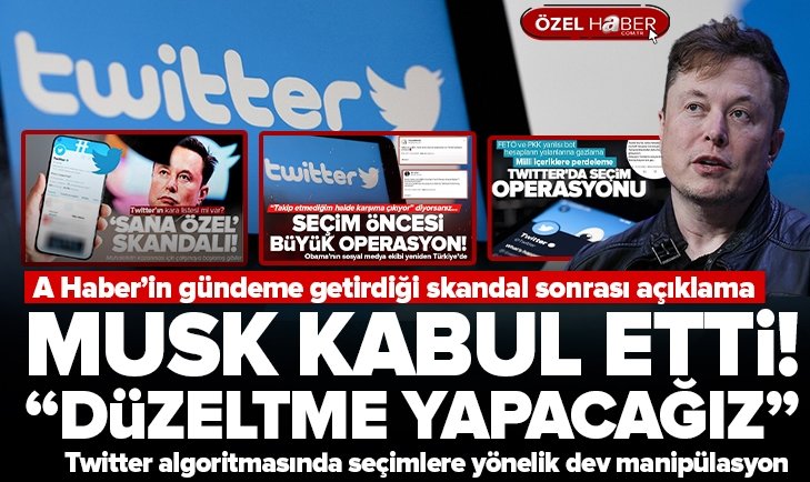 Musktan Twitterda manipülasyon yanıtı