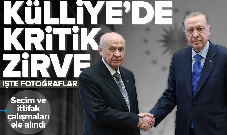 Başkan Erdoğan ile Bahçeli arasında kritik görüşme