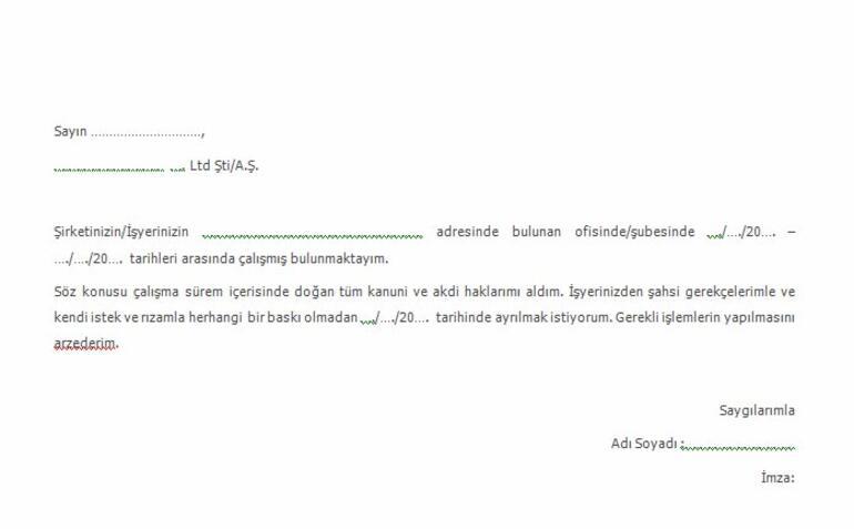 İstifa Dilekçesi Nasıl Yazılır 2023 İstifa Dilekçesi Örneği (Word Ve Pdf Formatında)