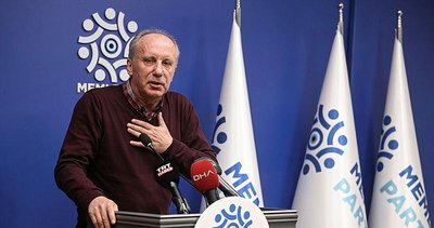 Memleket Partisi'nin Cumhurbaşkanı adayı Muharrem İnce oldu